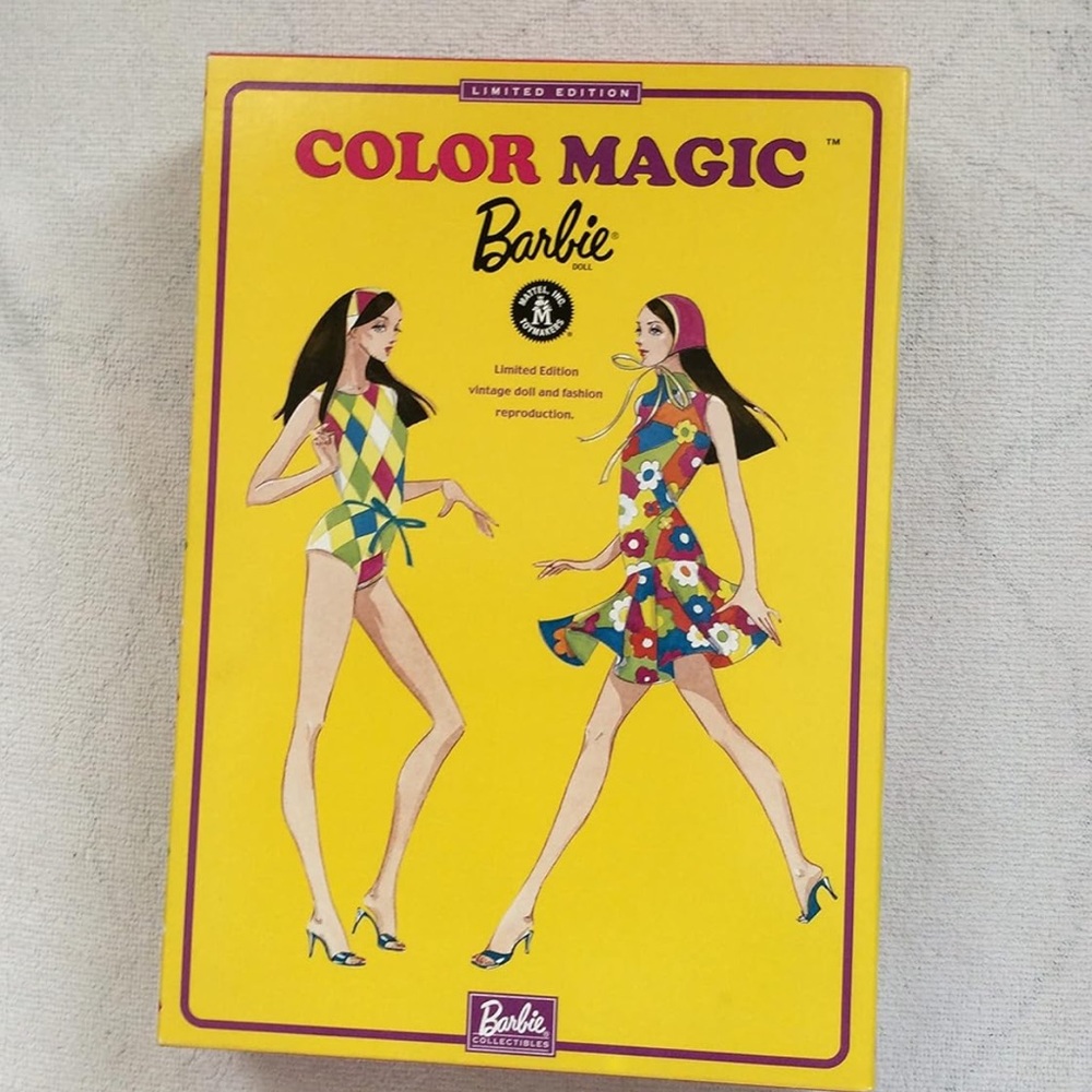Mattel Color Magic Barbie Reproduction Brunette 2003 02994 NRFB